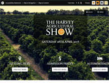 Tablet Screenshot of harveyshow.com.au